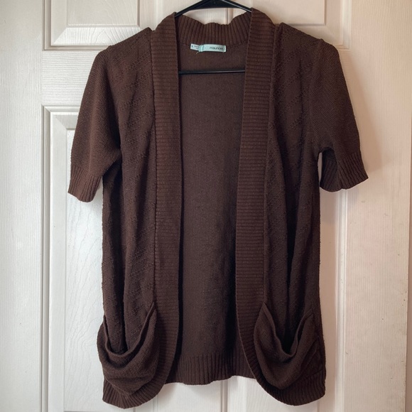 Maurice’s Short Sleeve Sweater Cardigan - Picture 1 of 6